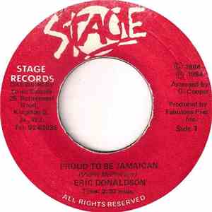 Eric Donaldson - Proud To Be Jamaican album
