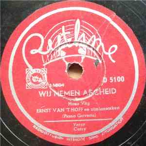 Ernst Van 't Hoff En Zijn Dansorkest - Wij Nemen Afscheid / Corry album