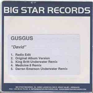 Gus Gus - David album
