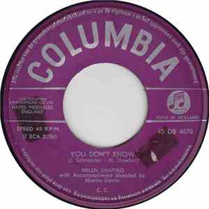Helen Shapiro - You Don't Know album