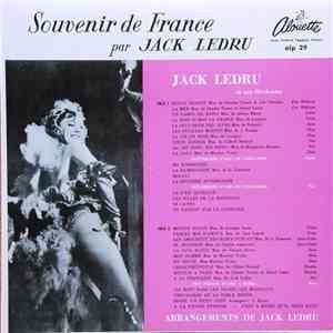 Jack Ledru Et Son Orchestre - Souvenir De France album