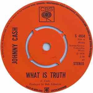 Johnny Cash - What Is Truth / Sing A Traveling Song album