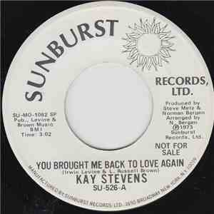 Kay Stevens  - You Brought Me Back To Love Again album