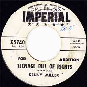 Kenny Miller  - Teenage Bill Of Rights / Spring Vacation album