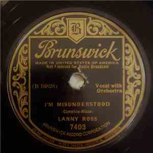 Lanny Ross - I'm Misunderstood / Two Heads Against The Moon album