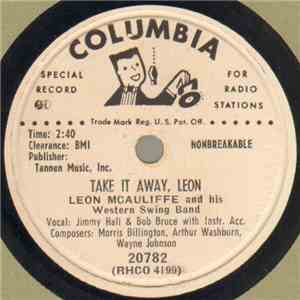 Leon McAuliffe And His Western Swing Band - Take It Away, Leon / Tulsa, Straight Ahead album