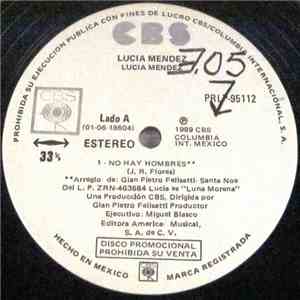 Lucia Mendez - No Hay Hombres album