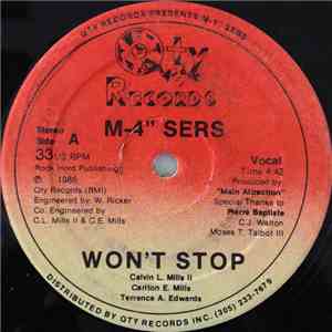 M-4" Sers - Won't Stop album