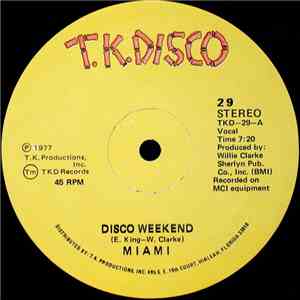 Miami - Disco Weekend / Come Dance With Me album