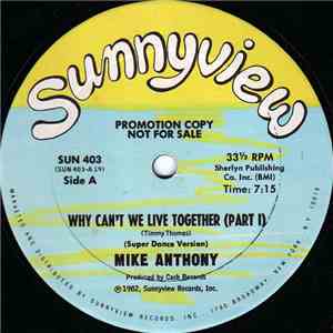 Mike Anthony - Why Can't We Live Together album