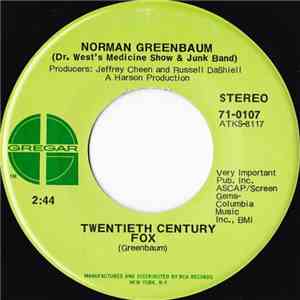 Norman Greenbaum, Dr. West's Medicine Show & Junk Band - Twentieth Century Fox album