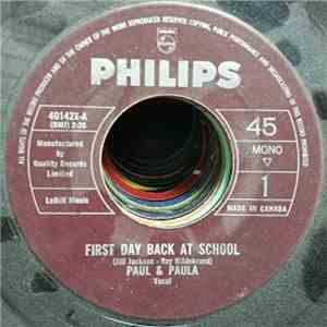 Paul And Paula - First Day Back At School album