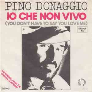Pino Donaggio - Io Che Non Vivo album