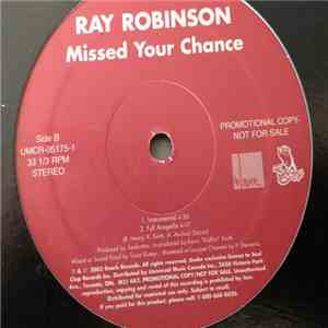 Ray Robinson - Missed Your Chance album