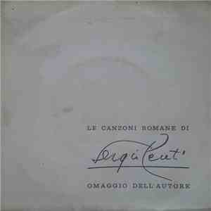 Sergio Centi - Le Canzoni Romane Di Sergio Centi album
