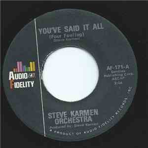 Steve Karmen Orchestra - You've Said It All album