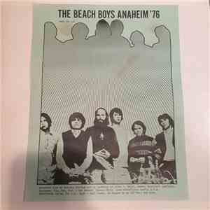 The Beach Boys - Anaheim '76 album