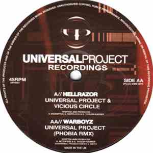 Universal Project & Vicious Circle  / Universal Project - Hellrazor / Warboyz (Phobia Remix) album
