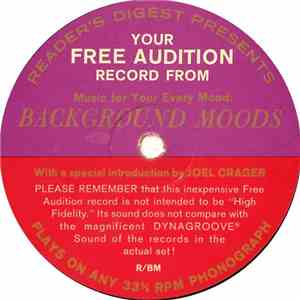 Unknown Artist - Your Free Audition Record From Music For Your Every Mood: Background Moods album