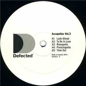 Various - Defected Accapellas Vol. 3 album