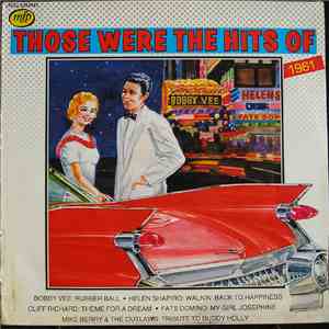 Various - Those Were The Hits Of 1961 album