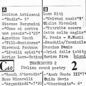 Various - Tracksound 2 - Italian Sound Poetry album