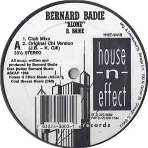 Bernard Badie - Alone album