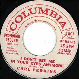 Carl Perkins - I Don't See Me In Your Eyes Anymore album