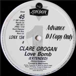 Clare Grogan - Love Bomb album