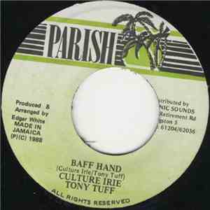 Culture Irie & Tony Tuff - Baff Hand album