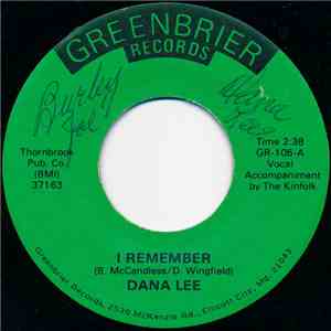 Dana Lee  / Burley Joe - I Remember album