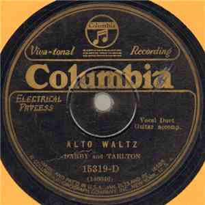 Darby And Tarlton - Alto Waltz / Mexican Rag album