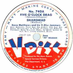 Dave Matthews  And His V-Disc Jammers / Bud Freeman And His Boys - Five O'Clock Drag / Coquette album