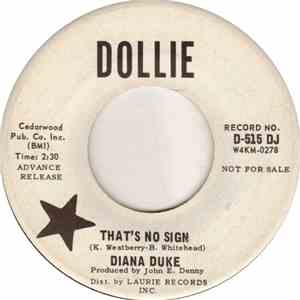 Diana Duke - That's No Sign album