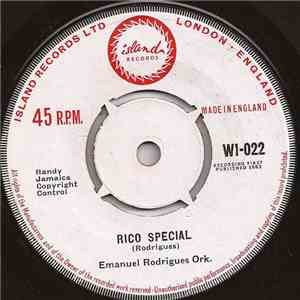 Emanuel Rodrigues Ork. / Bonny & Skitter - Rico Special/A Little Mashin' album