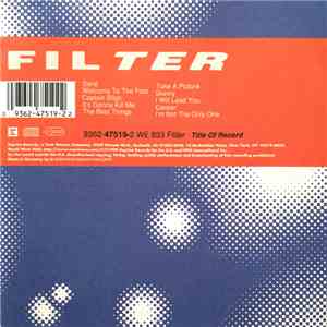 Filter  - Title Of Record album