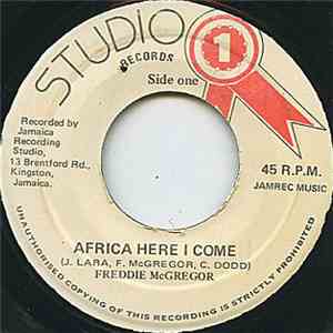 Freddie McGregor - Africa Here I Come album