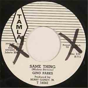 Gino Parks - Same Thing / That's No Lie album