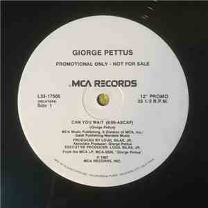 Giorge Pettus - Can You Wait album