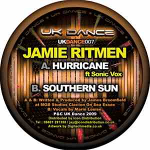 Jamie Ritmen - Hurricane / Southern Sun album