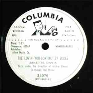 Janette Davis - The Lovin'-You-Continu'lly Blues / Long Before I Knew You album