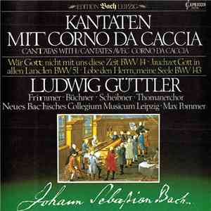 Johann Sebastian Bach, Ludwig Güttler, Frimmer, Büchner, Scheibner, Thomanerchor, Neues Bachisches Collegium Musicum Leipzig, Max Pommer - Kantaten Mit Corno Da Caccia album