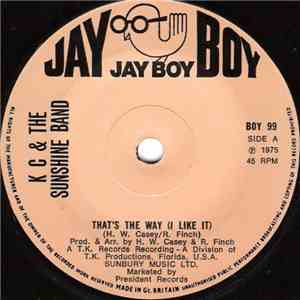 KC & The Sunshine Band - That's The Way (I Like It) album