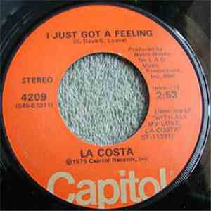 La Costa - I Just Got A Feeling / Let's Talk It Over album