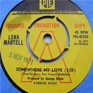 Lena Martell - Somewhere My Love album