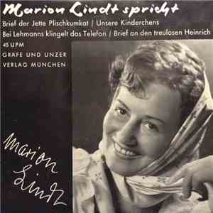 Marion Lindt - Brief Der Jette Plischkumkat / Unsere Kinderchens / Bei Lehmanns Klingelt Das Telefon / Brief An Den Treulosen Heinrich album