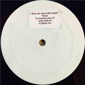 Micah, Ben Camp & Mat Leutwyler - Grammar Lesson E.P. album