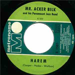 Mr. Acker Bilk And His Paramount Jazz Band - Harem album