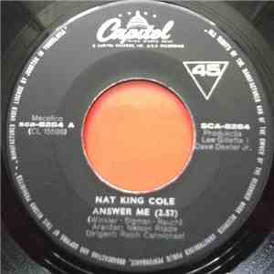 Nat King Cole - Answer Me / A Beautiful Friendship album