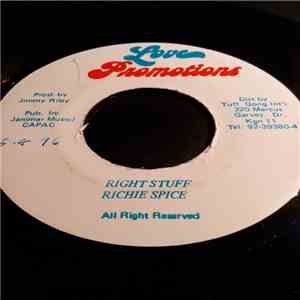 Richie Spice - Right Stuff album